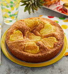 Gâteau cœur à l'ananas
