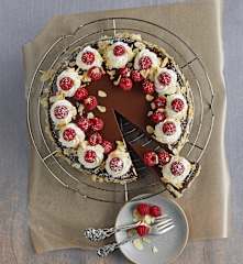 Mohntorte mit Schokoglasur