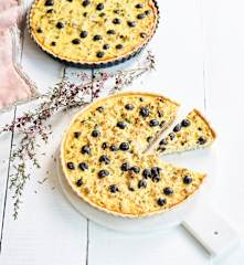 Quiche limpa-frigorífico do Natal