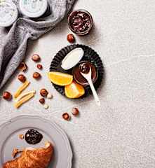 Haselnuss-Orangen-Creme