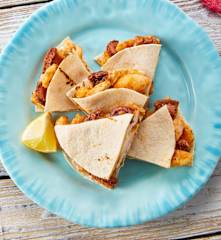 Quesadillas de mariscos