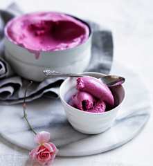 Blackberry Frozen Yogurt