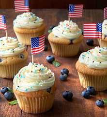 Cupcake aux myrtilles