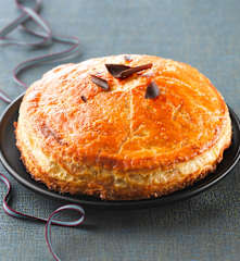 Galette des rois aux poires et au chocolat