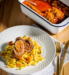 Rindsrouladen mit Käse-Speck-Fülle