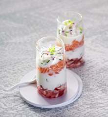 Verrine saumon-endive