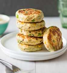 Hunter's lemon chicken rissoles