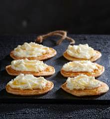Blinis integrali con Gorgonzola