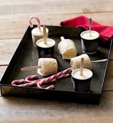 Candy cane ice creams