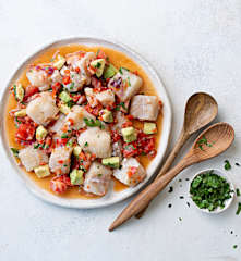 Ceviche de bacalao