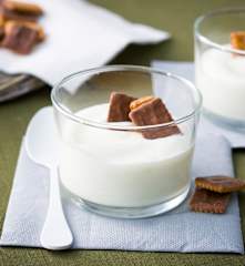 Postre de limón para dos