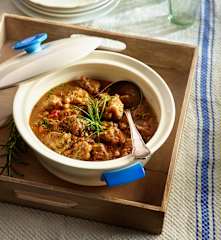 Rindfleisch in Rotwein