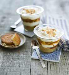 Bicchierini di mele al mascarpone