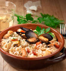 Risotto alle cozze