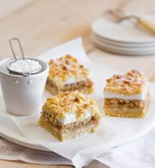 Apfel-Meringue-Crumble