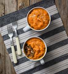 Three-bean shepherd's pie