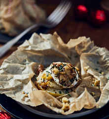 Birnen-Ziegenkäse-Päckchen