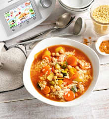 Soupe façon couscous