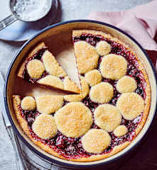 Kirsch-Klecks-Kuchen