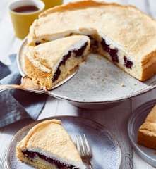 Heidelbeer-Baiser-Kuchen