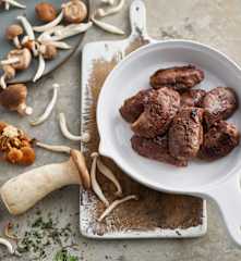 Sous-vide joues de porc