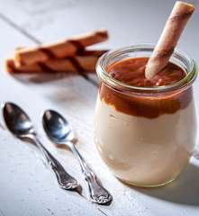 Mousse al caramello salato
