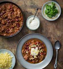 Beef brisket chilli con carne