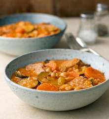 Caserolă cu rață și legume