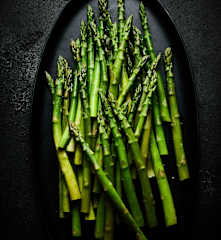 Steamed Asparagus
