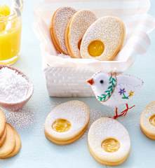 Sugar Cookies with Lemon Curd