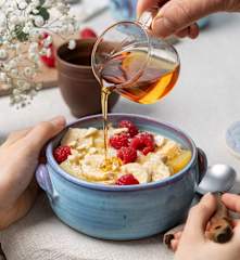 Wärmende Kokos-Porridge-Bowl