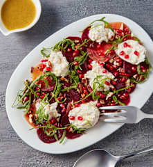 Peeler Beet Carpaccio with Burrata