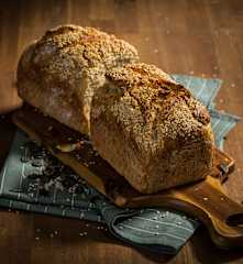 Dinkelbrot mit Kürbiskernen