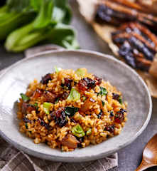 特色腊肉菜饭