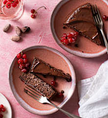 Bizcocho de chocolate y calabacín