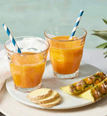 Möhren-Ananas-Smoothie mit Ingwer