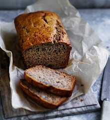 Budín de banana y zucchini