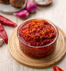 Indonesian red spice paste