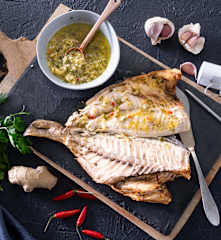 Orata con pesto allo zenzero