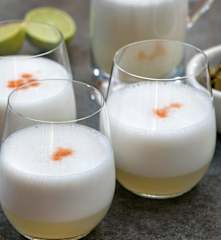 Cóctel pisco sour