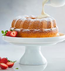 Torta vaniglia con crema inglese (Bimby Friend)