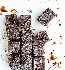 Brownies au caramel