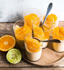 Pannacotta à l’orange