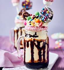 Vanille-Schoko-Freak-Shake