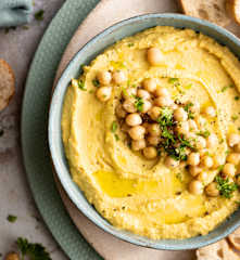 Houmous aux restes de légumes
