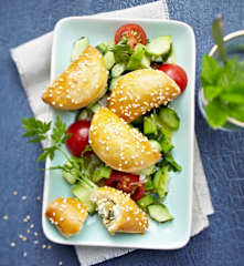 Paszteciki z serem owczym