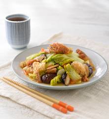 紅燒鰻燉娃娃菜