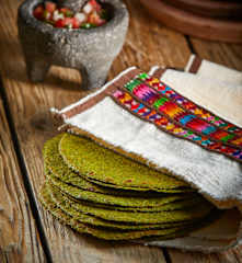 Whole Wheat and Spinach Tortillas