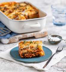 Wegetariańska moussaka (musaka)