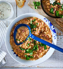 Nacksche Mäuse - Weiße-Bohnen-Eintopf